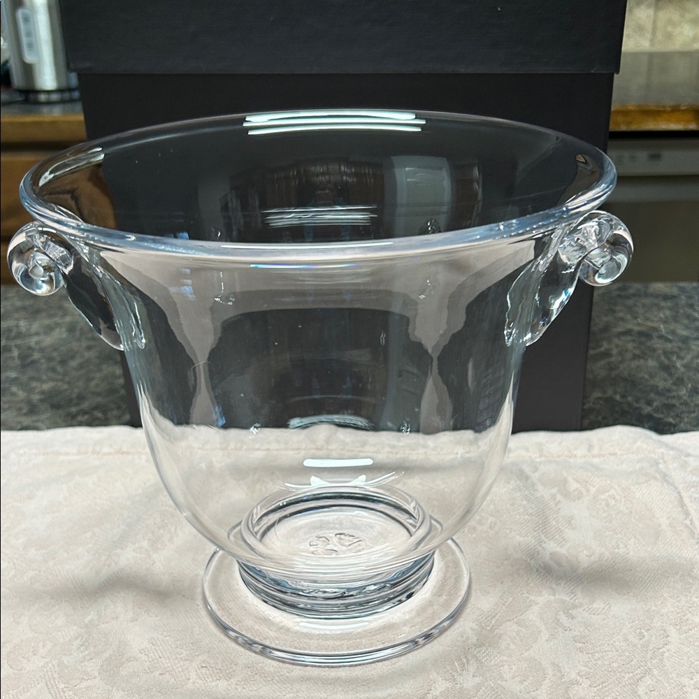 Simon Pearce - Blown Glass Ice Bucket Vase